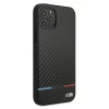 Чохол BMW для iPhone 12 Pro Max M Collection PU Carbon Stripe Black (BMHCP12LPUCARTCBK)