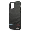 Чехол BMW для iPhone 12 Pro Max M Collection PU Carbon Stripe Black (BMHCP12LPUCARTCBK)