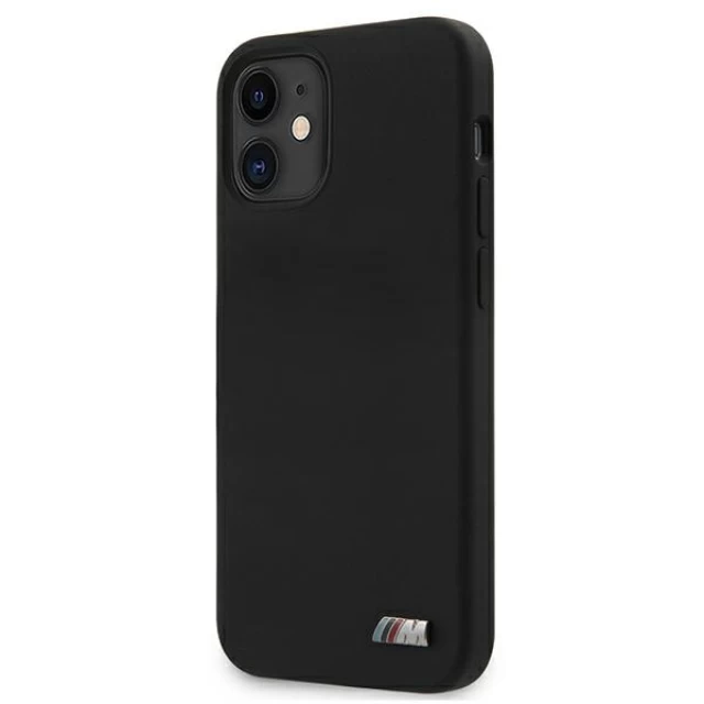 Чехол BMW для iPhone 12 mini Silicone M Collection Black (BMHCP12SMSILBK)