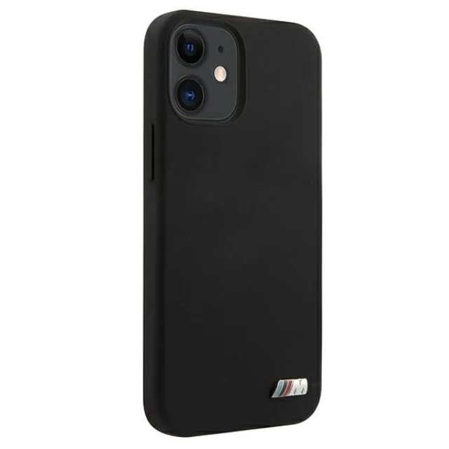 Чехол BMW для iPhone 12 mini Silicone M Collection Black (BMHCP12SMSILBK)