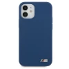 Чехол BMW для iPhone 12 | 12 Pro Silicone M Collection Blue (BMHCP12MMSILNA)