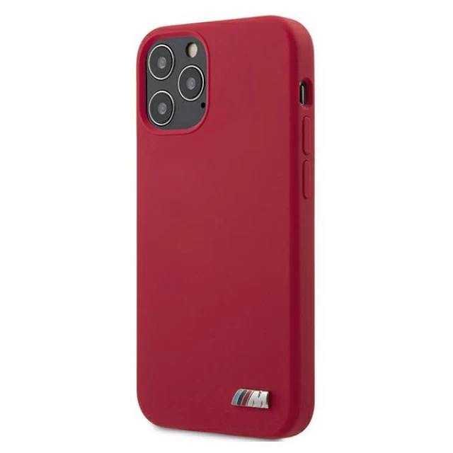 Чохол BMW для iPhone 12 | 12 Pro Silicone M Collection Red (BMHCP12MMSILRE)