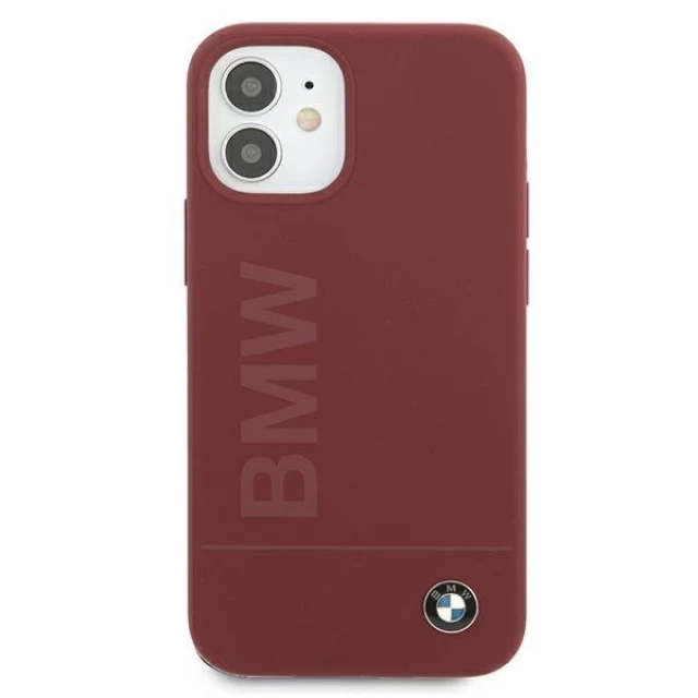 Чохол BMW для iPhone 12 mini Silicone Signature Logo Red (BMHCP12SSLBLRE)