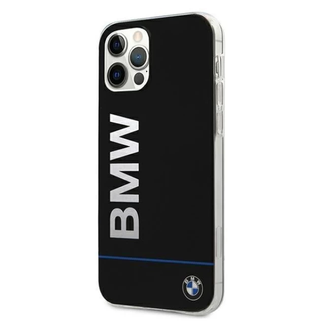 Чехол BMW для iPhone 12 | 12 Pro Signature Printed Logo Black (BMHCP12MPCUBBK)