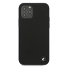 Чехол BMW для iPhone 12 | 12 Pro Silicone Metal Logo Black (BMHCP12MSILBK)