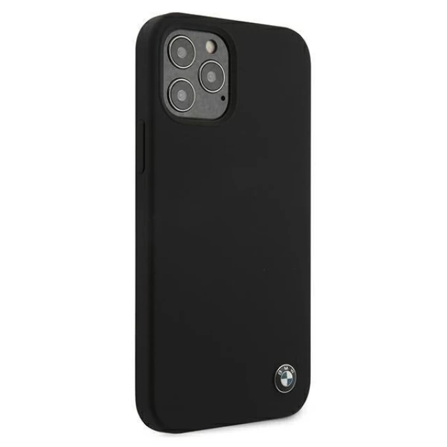 Чехол BMW для iPhone 12 Pro Max Silicone Signature Black (BMHCP12LSILBK)