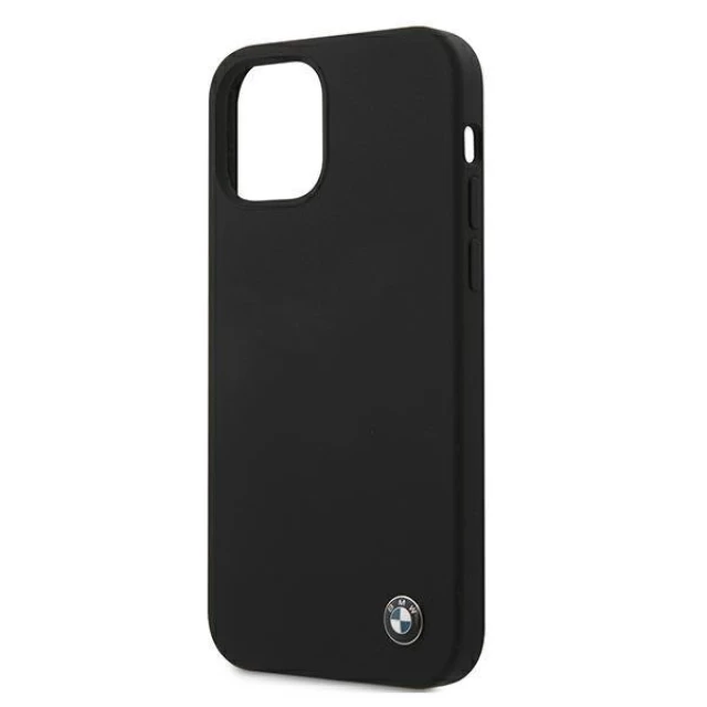 Чохол BMW для iPhone 12 Pro Max Silicone Signature Black (BMHCP12LSILBK)