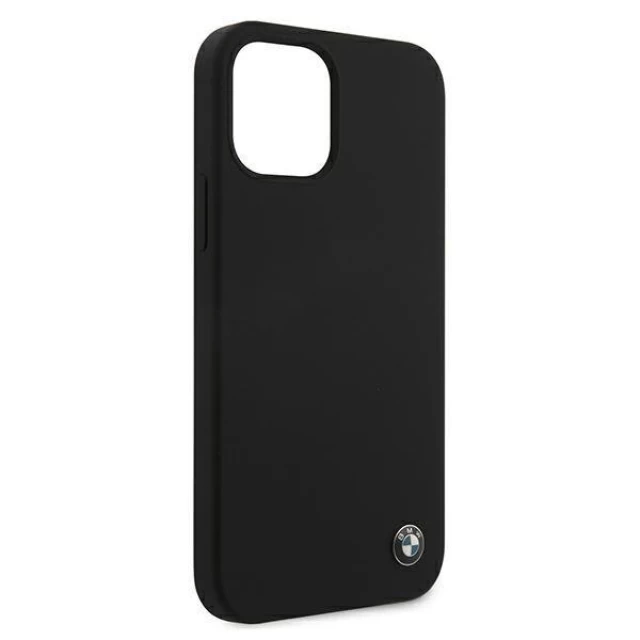 Чохол BMW для iPhone 12 Pro Max Silicone Signature Black (BMHCP12LSILBK)