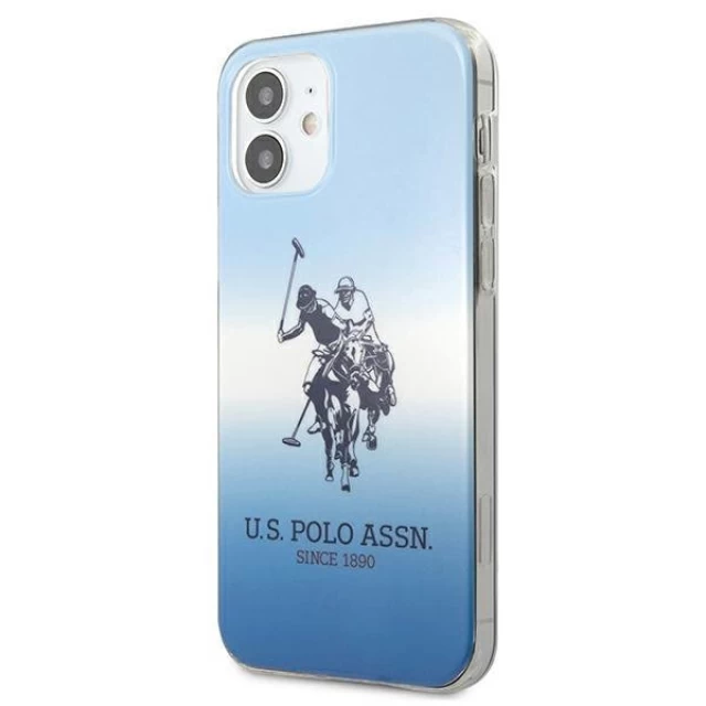 Чохол U.S. Polo Assn Gradient Collection для iPhone 12 mini Blue (USHCP12SPCDGBL)