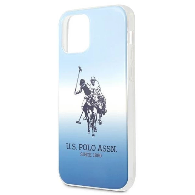Чехол U.S. Polo Assn Gradient Collection для iPhone 12 mini Blue (USHCP12SPCDGBL)