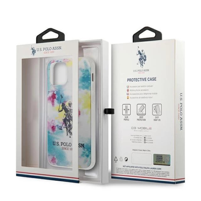 Чохол U.S. Polo Assn Tie & Dye Collection для iPhone 12 | 12 Pro Multicolor (USHCP12MPCUSML)