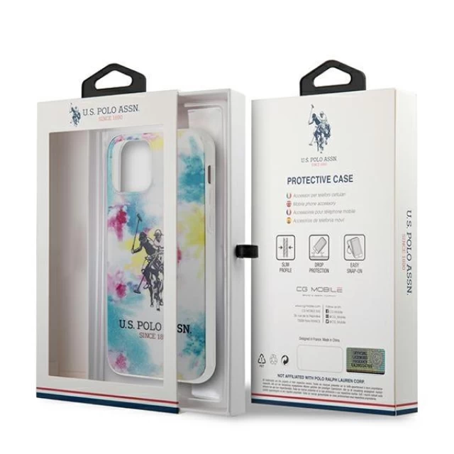 Чохол U.S. Polo Assn Tie & Dye Collection для iPhone 12 Pro Max Multicolor (USHCP12LPCUSML)