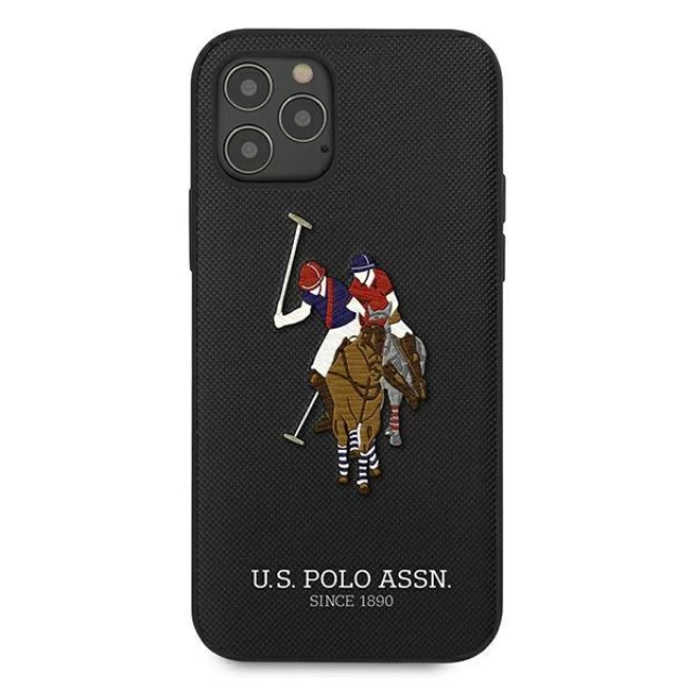 Чехол U.S. Polo Assn Embroidery Collection для iPhone 12 Pro Max Black (USHCP12LPUGFLBK)