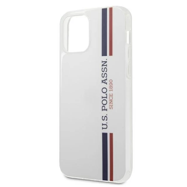 Чохол U.S. Polo Assn Tricolor Pattern Collection для iPhone 12 mini White (USHCP12SPCUSSWH)