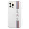 Чохол U.S. Polo Assn Tricolor Pattern Collection для iPhone 12 | 12 Pro White (USHCP12MPCUSSWH)