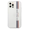 Чохол U.S. Polo Assn Tricolor Pattern Collection для iPhone 12 Pro Max White (USHCP12LPCUSSWH )