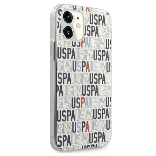 Чохол U.S. Polo Assn Logo Mania Collection для iPhone 12 mini White (USHCP12SPCUSPA6)
