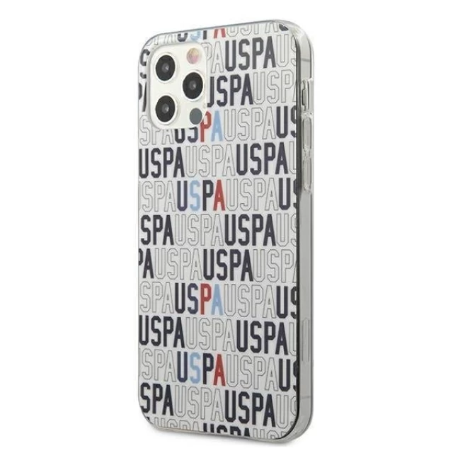 Чохол U.S. Polo Assn Logo Mania Collection для iPhone 12 | 12 Pro White (USHCP12MPCUSPA6)