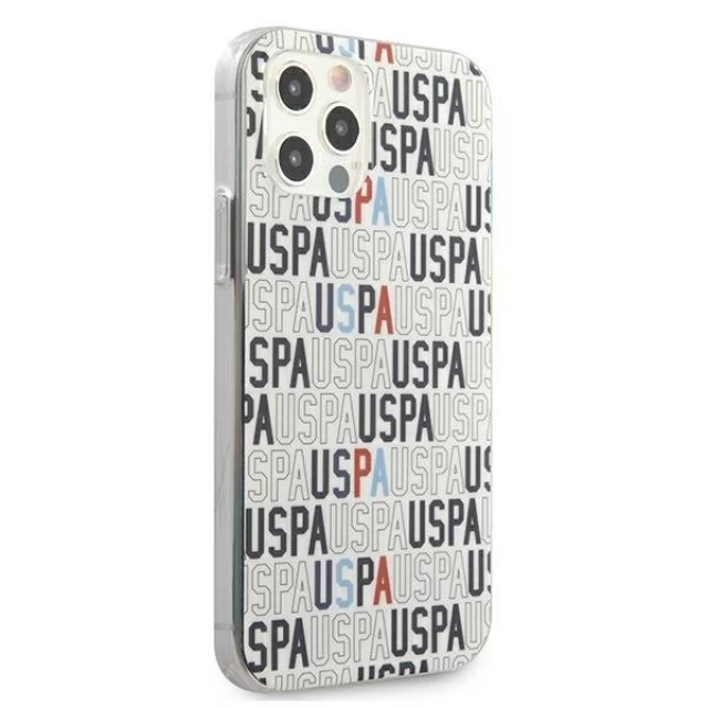 Чохол U.S. Polo Assn Logo Mania Collection для iPhone 12 | 12 Pro White (USHCP12MPCUSPA6)