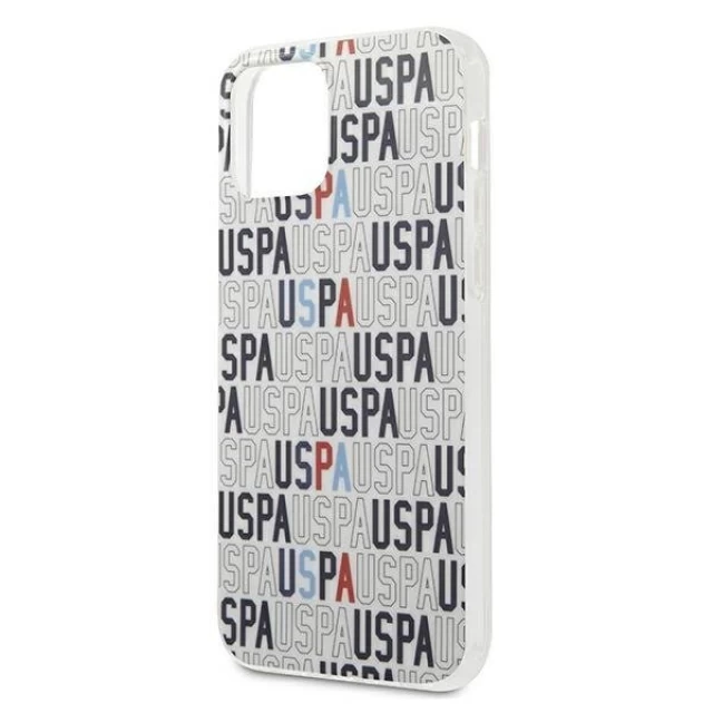 Чохол U.S. Polo Assn Logo Mania Collection для iPhone 12 Pro Max White (USHCP12LPCUSPA6)