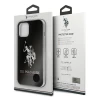 Чехол U.S. Polo Assn для iPhone 12 | 12 Pro Shiny Big Logo Black (USHCP12MTPUHRBK)