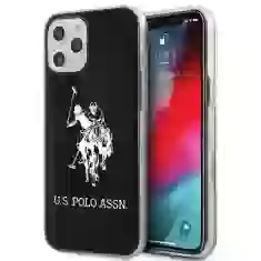 Чехол U.S. Polo Assn Shiny Big Logo для iPhone 12 Pro Max Black (USHCP12LTPUHRBK)