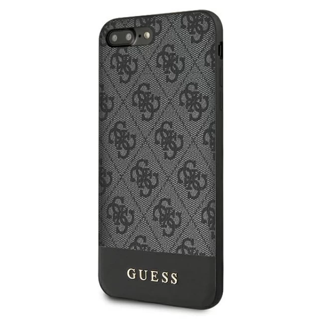 Чехол Guess 4G Stripe Collection для iPhone 7/8 Plus Grey (GUHCI8LG4GLGR)