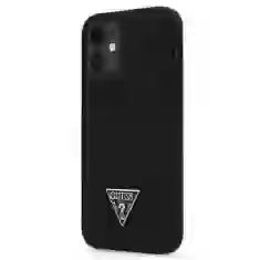 Чохол Guess Silicone Triangle Logo для iPhone 12 mini Black (GUHCP12SLSTMBK)