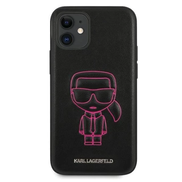 Чохол Karl Lagerfeld Karl Iconic Outline для iPhone 12 mini Pink (KLHCP12SPCUIKPI)