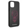 Чохол Karl Lagerfeld Karl Iconic Outline для iPhone 12 mini Pink (KLHCP12SPCUIKPI)