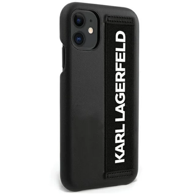 Чехол Karl Lagerfeld Hand Strap для iPhone 12 mini Black (KLHCP12SSTKLBK)