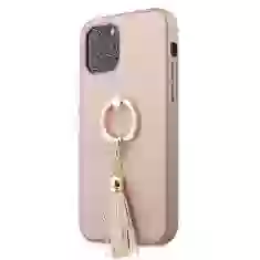 Чехол Guess Saffiano Ring Hard для iPhone 12 Pro Max Pink (GUHCP12LRSSARG)