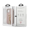 Чехол Guess Saffiano Ring Hard для iPhone 12 Pro Max Pink (GUHCP12LRSSARG)