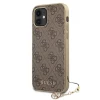 Чохол Guess Charms Collection для iPhone 12 mini Brown (GUHCP12SGF4GBR)