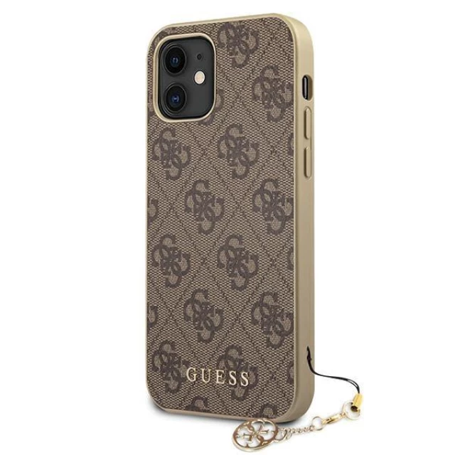 Чохол Guess Charms Collection для iPhone 12 mini Brown (GUHCP12SGF4GBR)