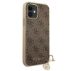 Чохол Guess Charms Collection для iPhone 12 mini Brown (GUHCP12SGF4GBR)