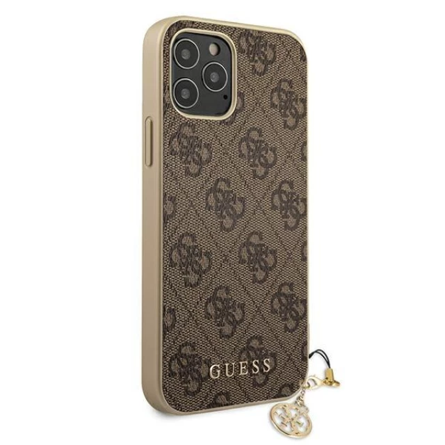 Чехол Guess Charms Collection для iPhone 12 | 12 Pro Brown (GUHCP12MGF4GBR)