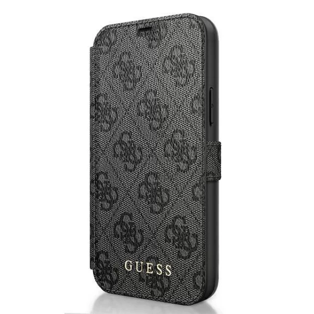 Чохол-книжка Guess Charms Collection для iPhone 12 | 12 Pro Grey (GUFLBKSP12M4GG)