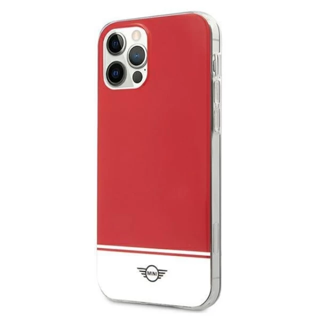 Чехол Mini Morris для iPhone 12 Pro Max Stripe Collection Red (MIHCP12LPCUBIRE)