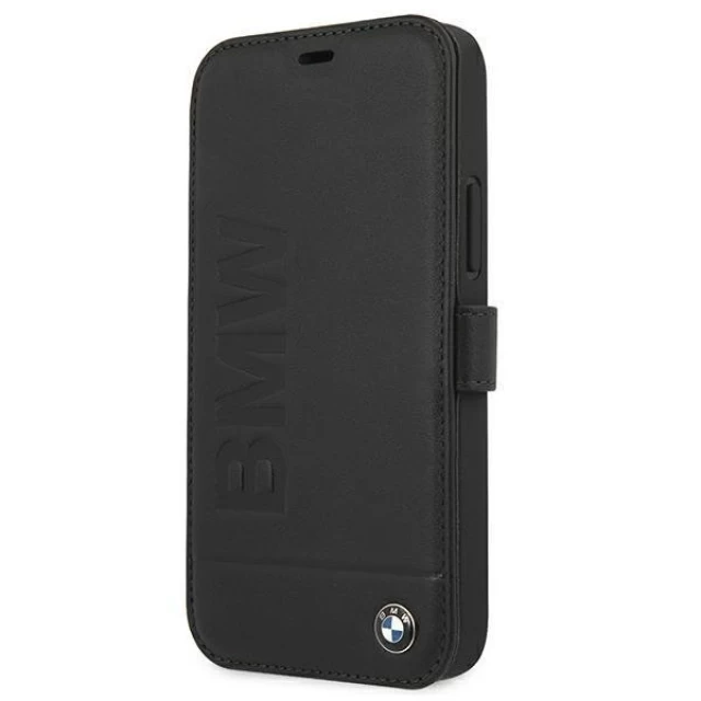 Чохол-книжка BMW для iPhone 12 mini Signature Black (BMFLBKP12SSLLBK)