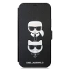 Чохол Karl Lagerfeld Saffiano Karl & Choupette для iPhone 12 | 12 Pro Black (KLFLBKP12MSAKICKCBK)