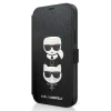 Чохол Karl Lagerfeld Saffiano Iconic Karl and Choupette для iPhone 12 Pro Max Black (KLFLBKP12LSAKICKCBK)