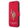 Чехол U.S. Polo Assn Embroidery Collection для iPhone 12 mini Red (USFLBKP12SPUGFLRE)