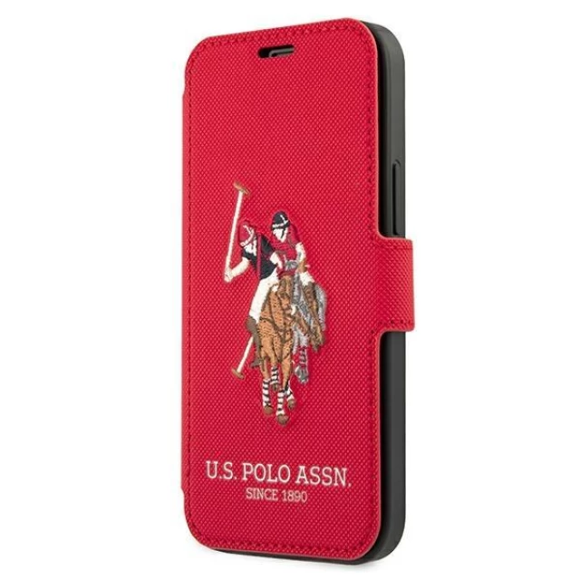Чохол U.S. Polo Assn Embroidery Collection для iPhone 12 mini Red (USFLBKP12SPUGFLRE)