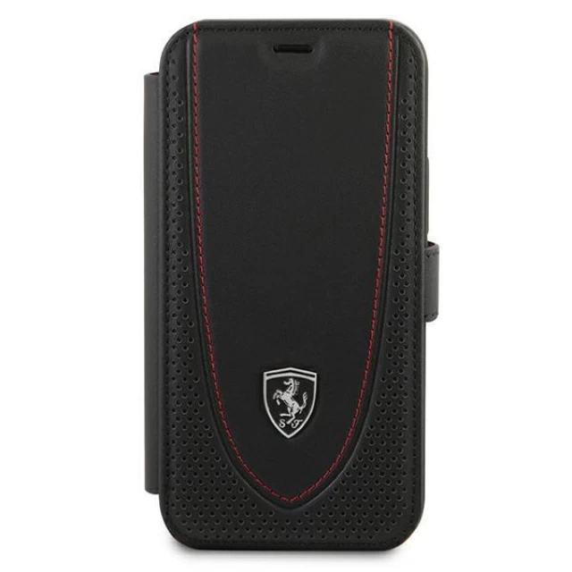 Чохол-книжка Ferrari для iPhone 12 mini Off Track Perforated Black (FEOGOFLBKP12SBK)