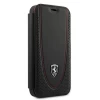 Чехол-книжка Ferrari для iPhone 12 mini Off Track Perforated Black (FEOGOFLBKP12SBK)