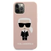 Чохол Karl Lagerfeld Silicone Iconic для iPhone 12 | 12 Pro Light Pink (KLHCP12MSLFKPI)