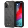 Чохол Guess 4G Metal Gold Logo для iPhone 12 | 12 Pro Grey (GUHCP12MG4GFGR)