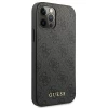 Чохол Guess 4G Metal Gold Logo для iPhone 12 | 12 Pro Grey (GUHCP12MG4GFGR)