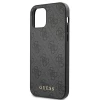 Чехол Guess 4G Metal Gold Logo для iPhone 12 Pro Max Grey (GUHCP12LG4GFGR)